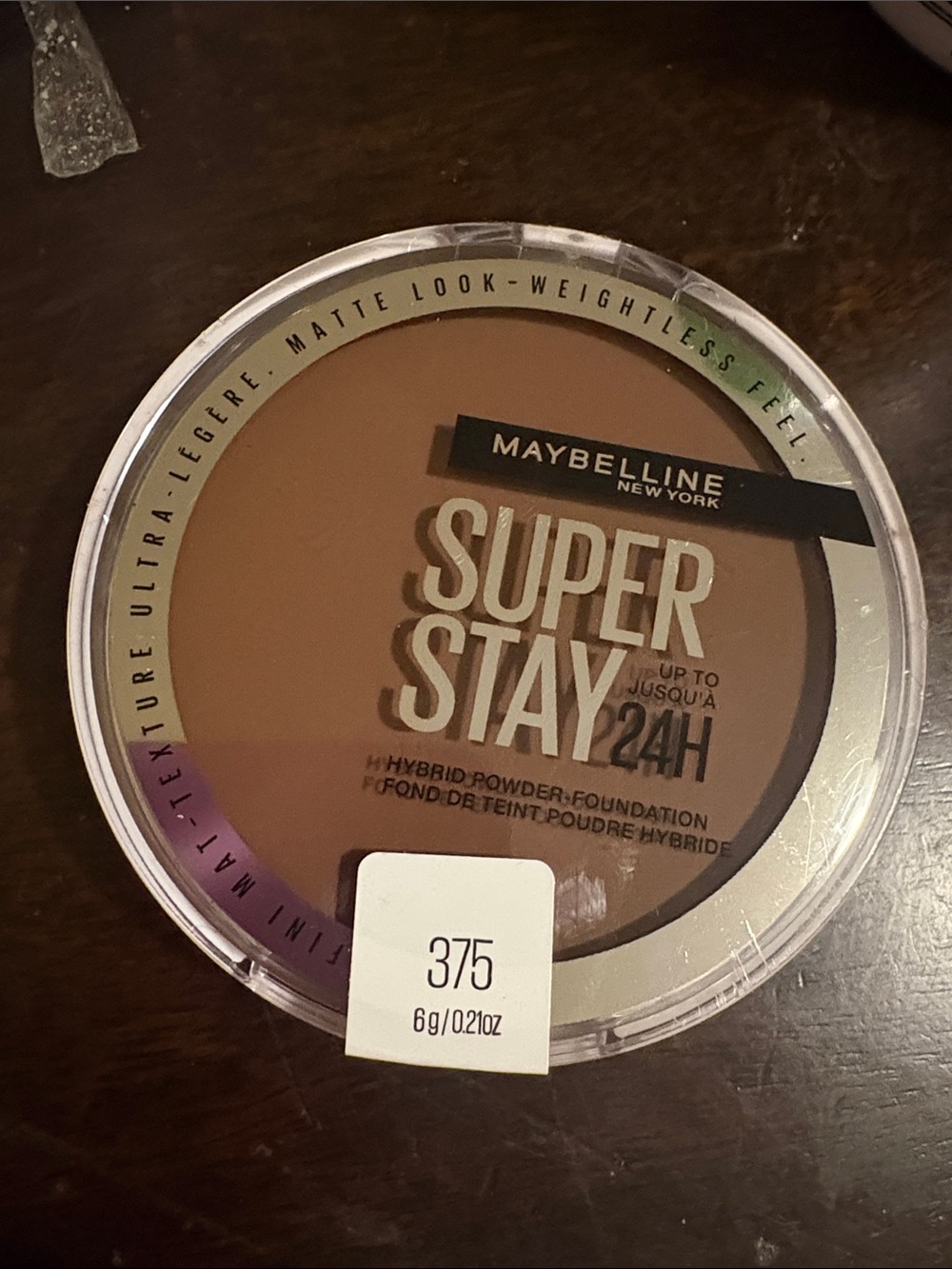 Maybelline Super Stay Hybrid Powder Foundation 375 Deep Beige Brown